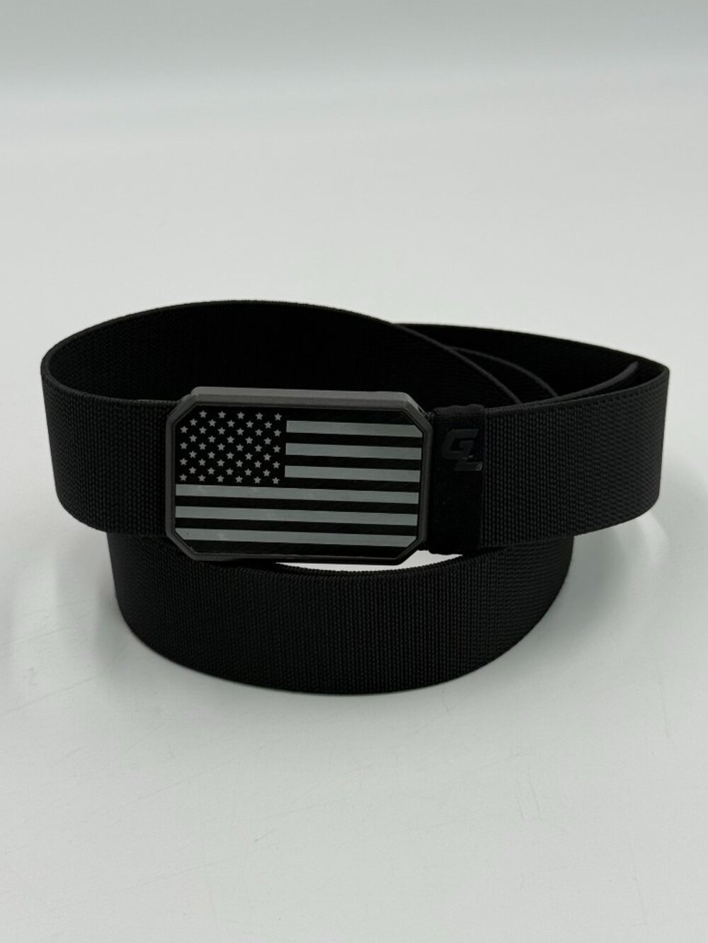 Groove Life American Flag Hero Belt Adjustable Web Magnetic Buckle Black Size XL